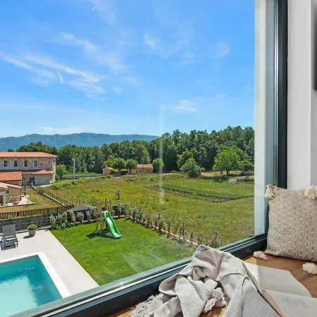 Ani For 8 People Near Labin Rabac With Private Pool And Children Playground
