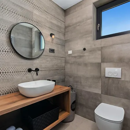 Ani For 8 People Near Labin Rabac With Private Pool And Children Playground 别墅 Potpićan