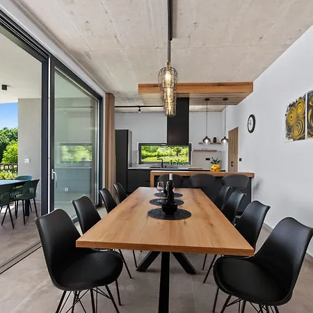 Ani For 8 People Near Labin Rabac With Private Pool And Children Playground * Potpićan