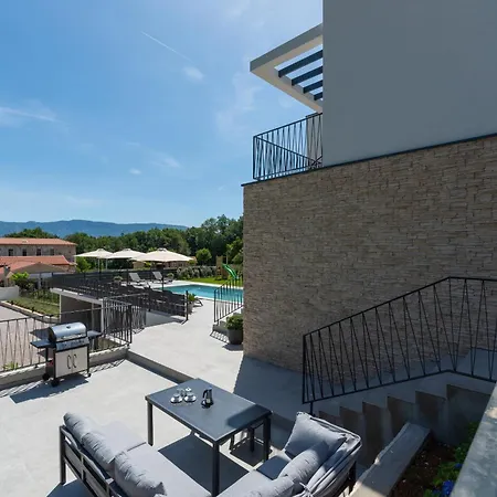 Ani For 8 People Near Labin Rabac With Private Pool And Children Playground 别墅 *
