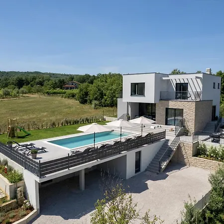 Ani For 8 People Near Labin Rabac With Private Pool And Children Playground Villa